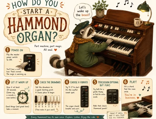 How do you start a Hammond Organ?