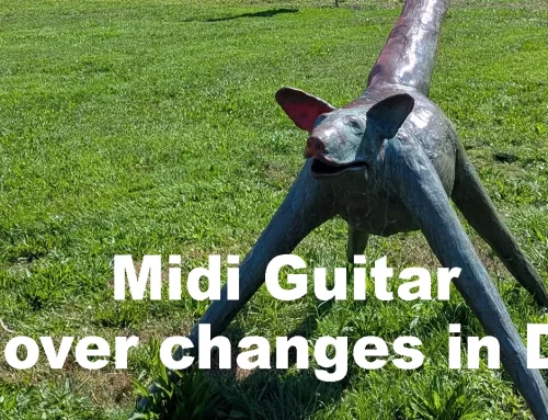 MIDI guitar, changes in D