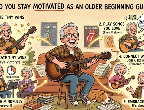 How do you stay motivated as a older beginning guitarist?