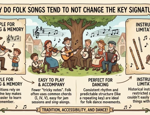 Why don’t folk songs have key changes?